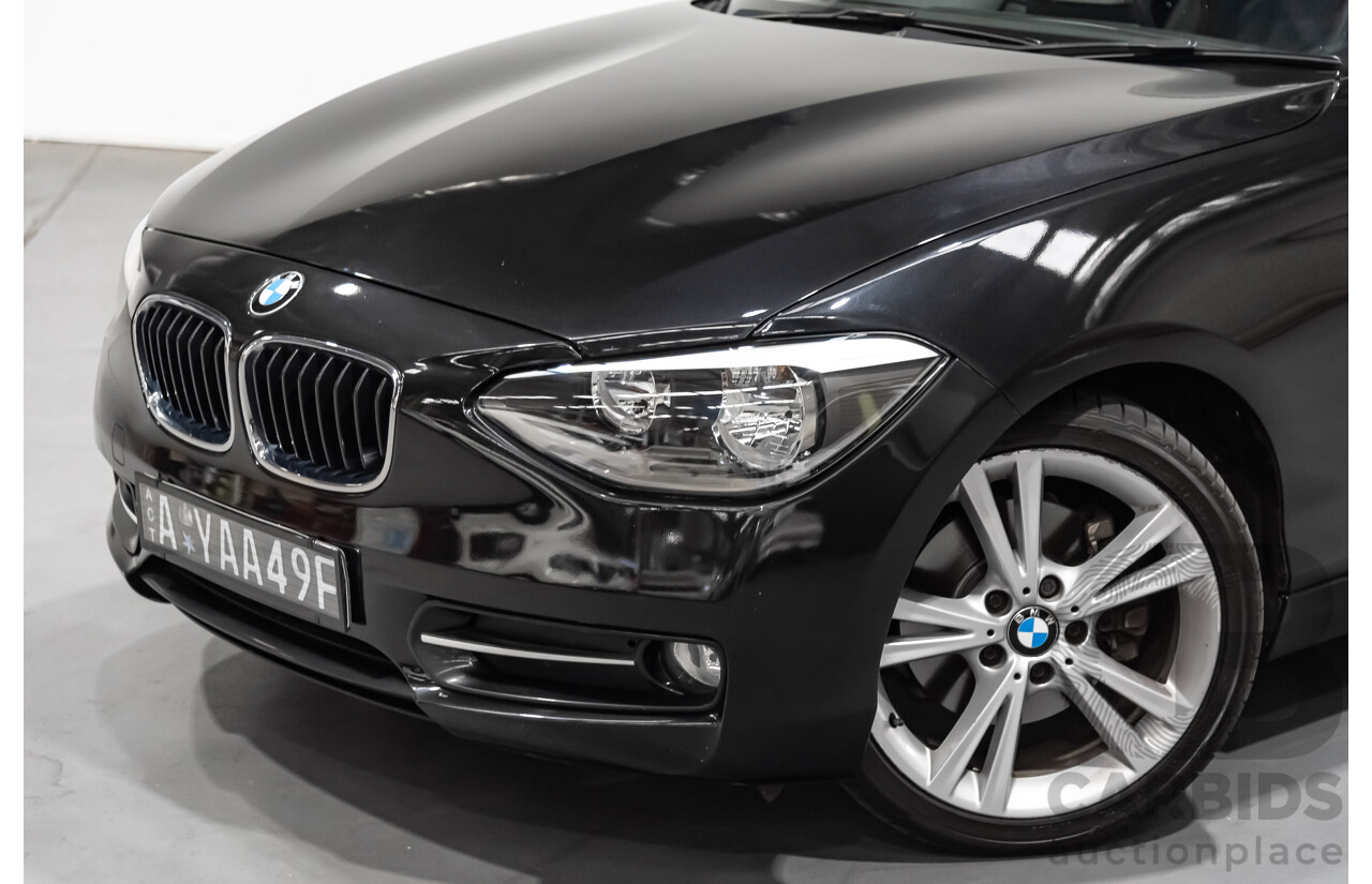 4/2014 Bmw 1 25i Sportline F20 MY14 5d Hatchback Black 2.0L