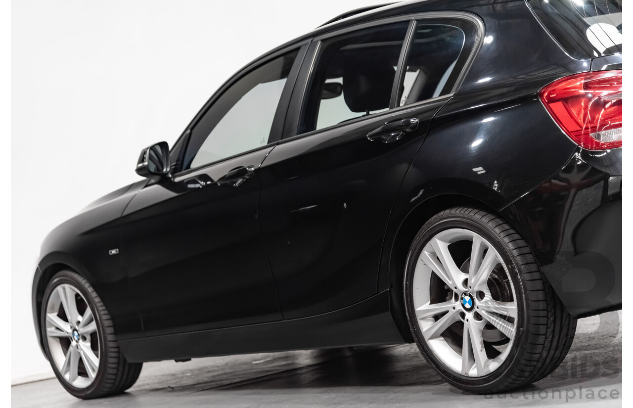 4/2014 Bmw 1 25i Sportline F20 MY14 5d Hatchback Black 2.0L