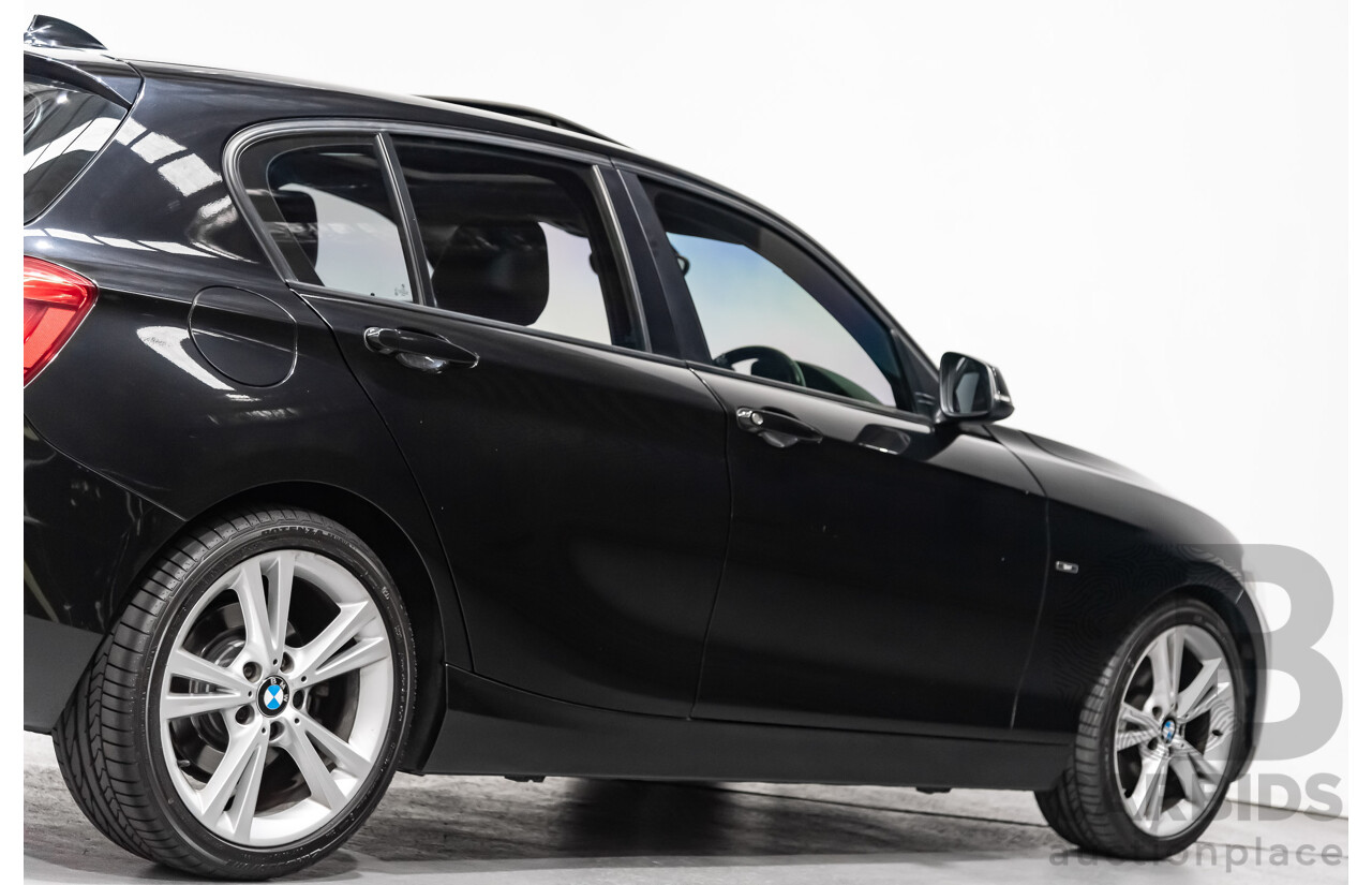 4/2014 Bmw 1 25i Sportline F20 MY14 5d Hatchback Black 2.0L
