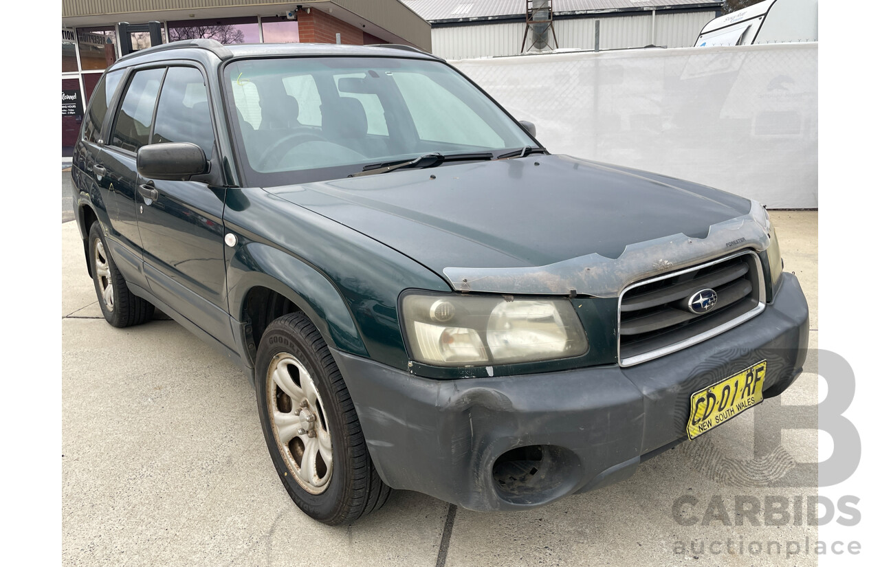 7/2003 Subaru Forester X MY03 4d - Lot 1467981 | CARBIDS
