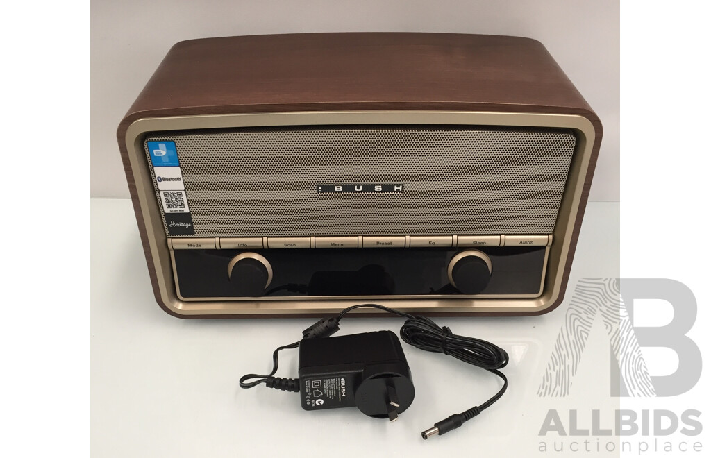 Bush Heritage Digital Radio & Bluetooth Audio System