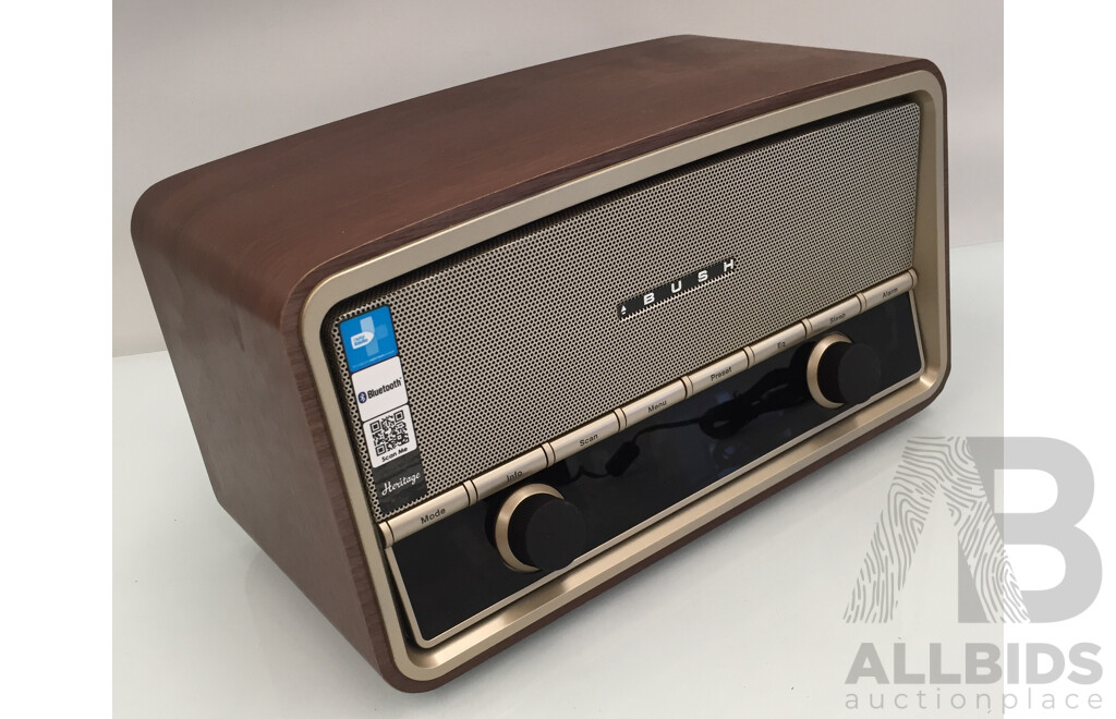 Bush Heritage Digital Radio & Bluetooth Audio System