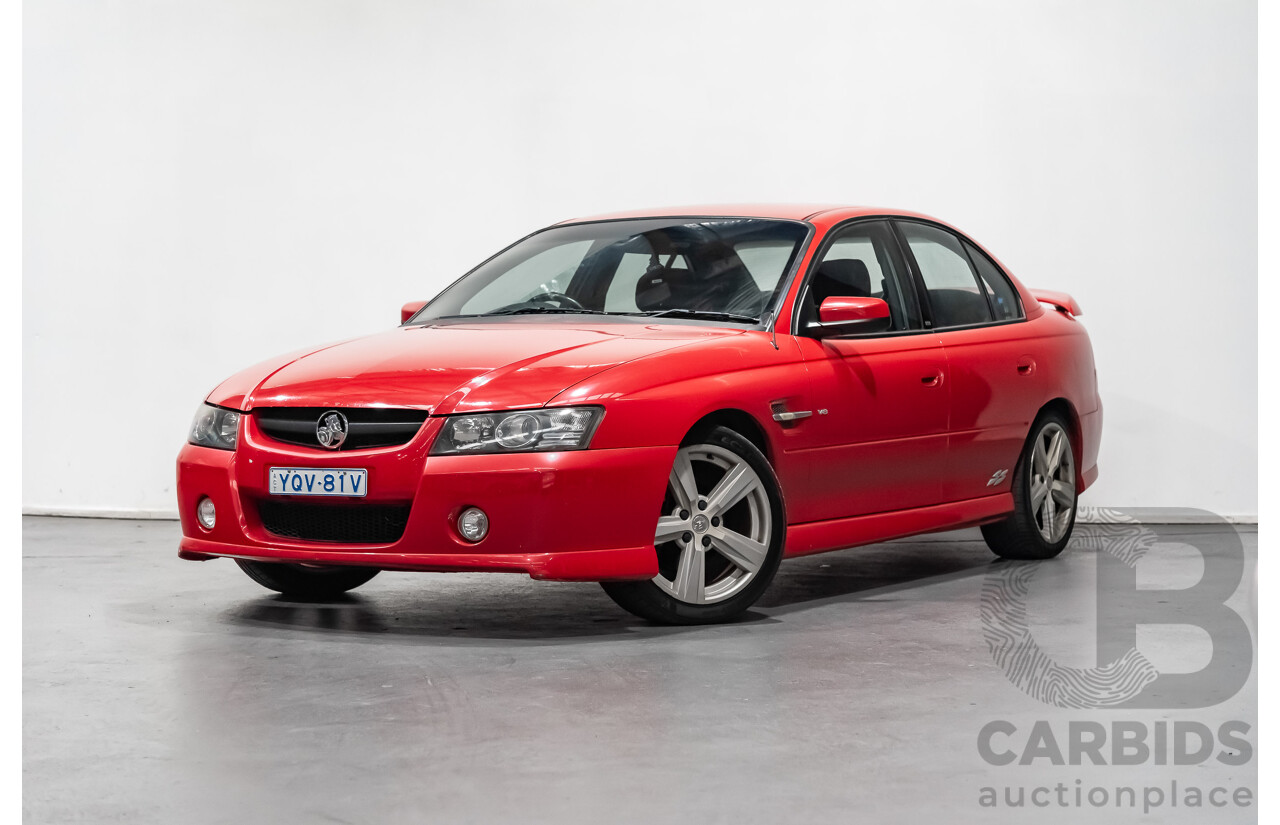 8/2004 Holden Commodore SS VZ 4d Sedan Red LS1 5.7L V8