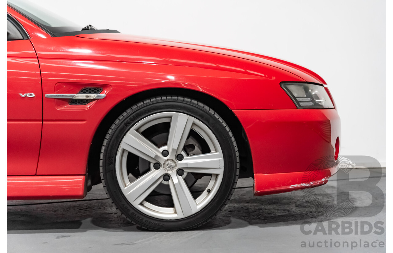 8/2004 Holden Commodore SS VZ 4d Sedan Red LS1 5.7L V8