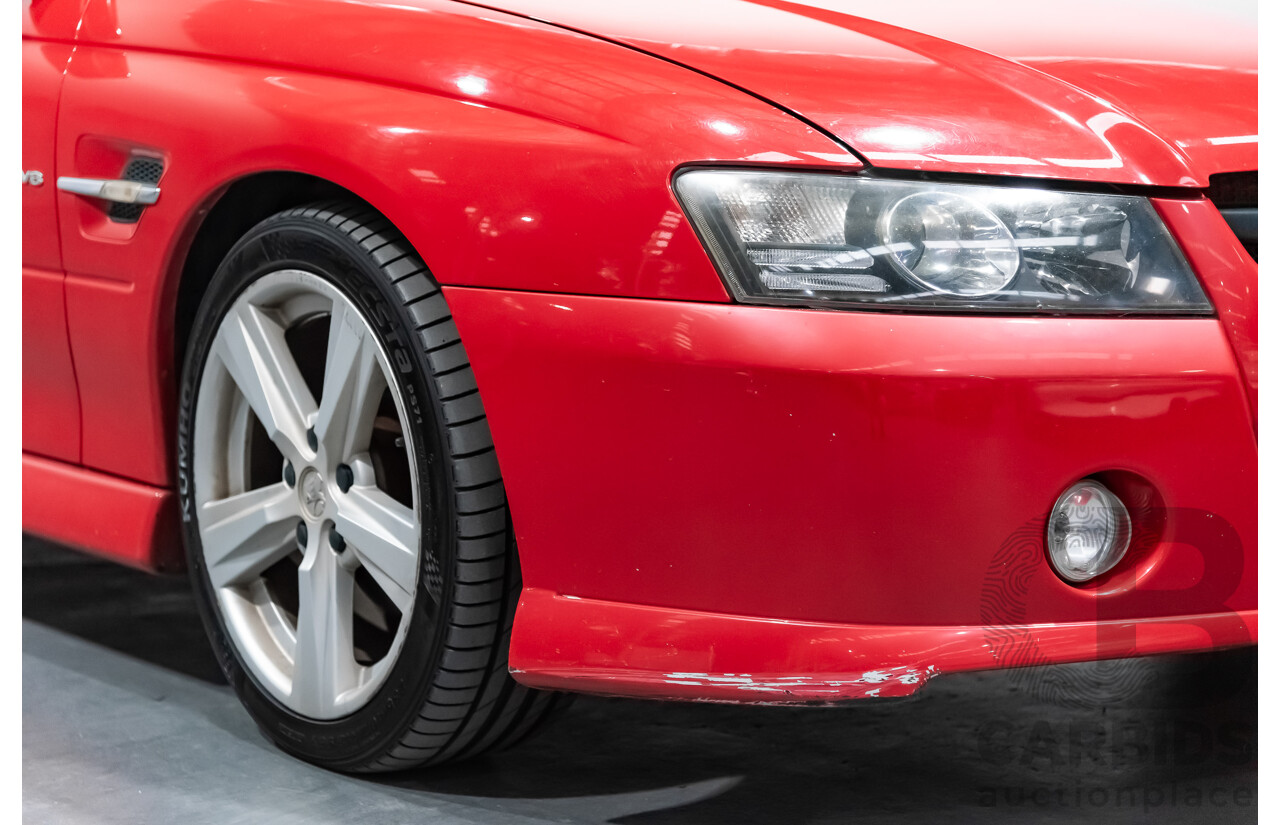 8/2004 Holden Commodore SS VZ 4d Sedan Red LS1 5.7L V8