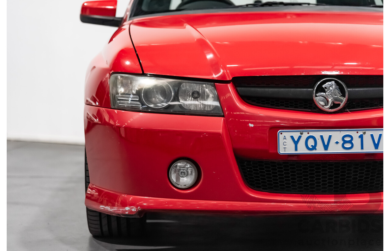 8/2004 Holden Commodore SS VZ 4d Sedan Red LS1 5.7L V8