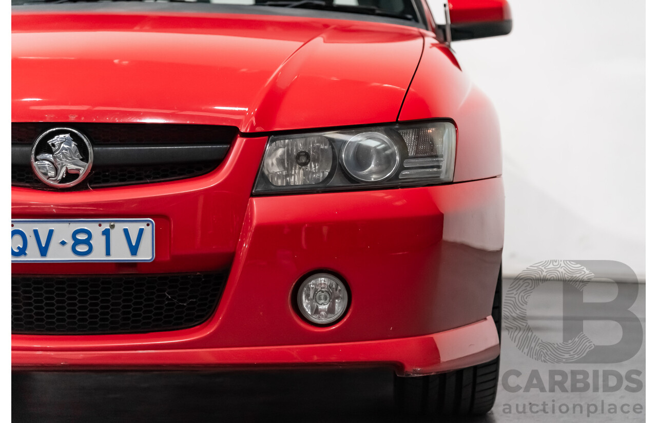 8/2004 Holden Commodore SS VZ 4d Sedan Red LS1 5.7L V8