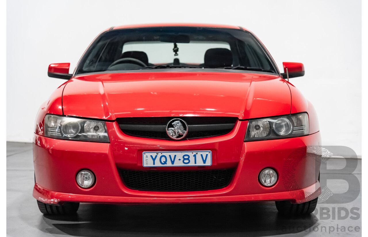 8/2004 Holden Commodore SS VZ 4d Sedan Red LS1 5.7L V8