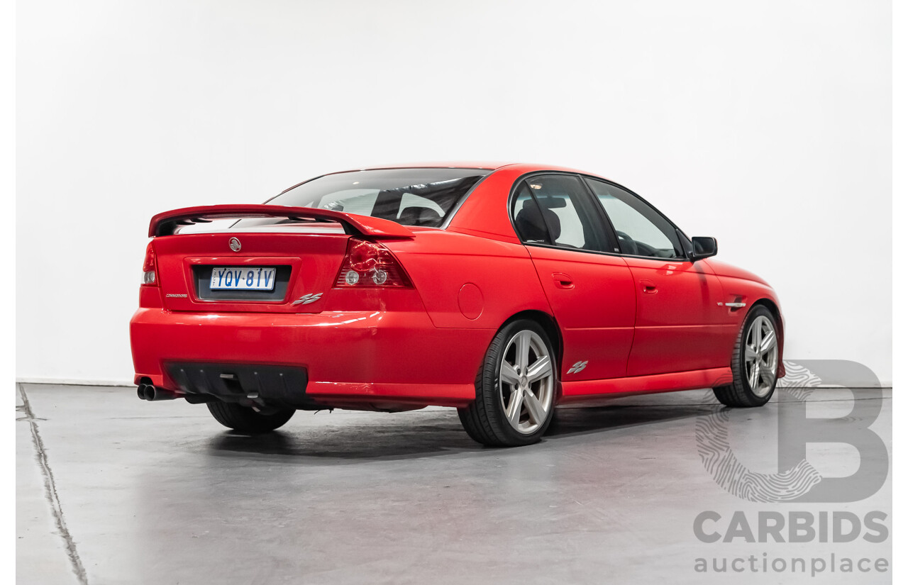 8/2004 Holden Commodore SS VZ 4d Sedan Red LS1 5.7L V8