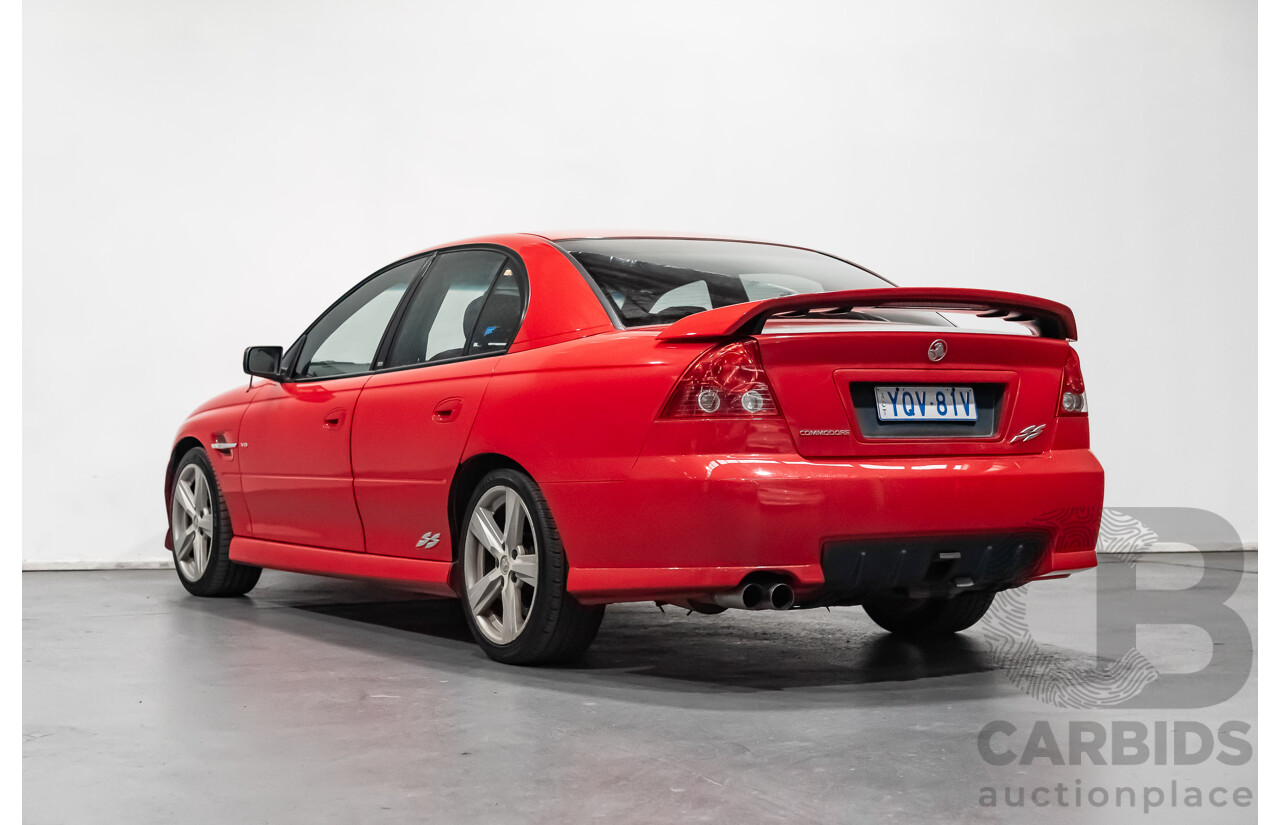 8/2004 Holden Commodore SS VZ 4d Sedan Red LS1 5.7L V8