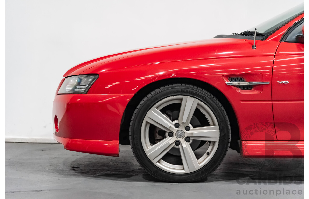8/2004 Holden Commodore SS VZ 4d Sedan Red LS1 5.7L V8