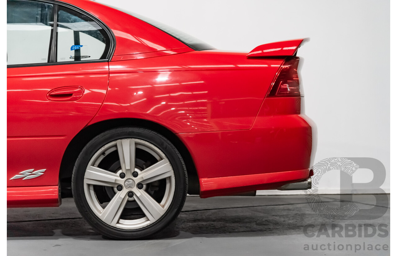 8/2004 Holden Commodore SS VZ 4d Sedan Red LS1 5.7L V8