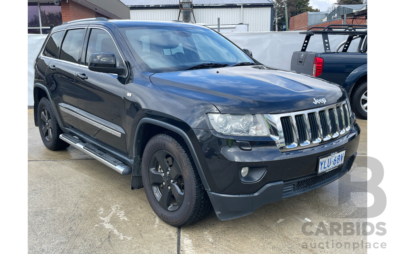 6/2012 Jeep Grand Cherokee Laredo (4x4) WK 4d Wagon Black 3.6L