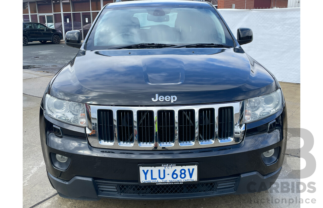 6/2012 Jeep Grand Cherokee Laredo (4x4) WK 4d Wagon Black 3.6L