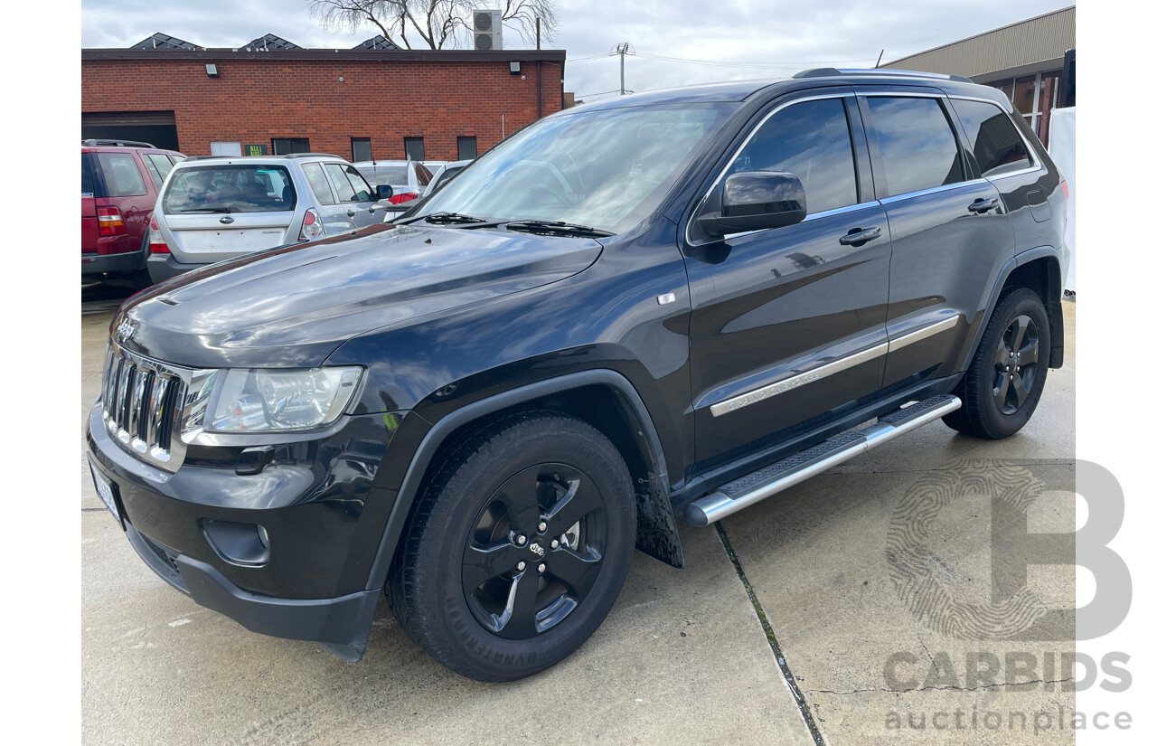 6/2012 Jeep Grand Cherokee Laredo (4x4) WK 4d Wagon Black 3.6L
