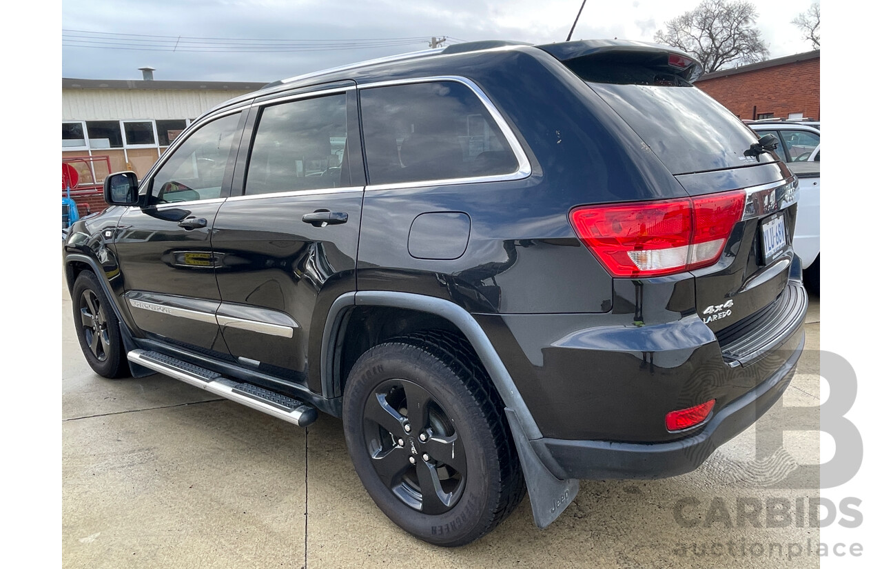6/2012 Jeep Grand Cherokee Laredo (4x4) WK 4d Wagon Black 3.6L