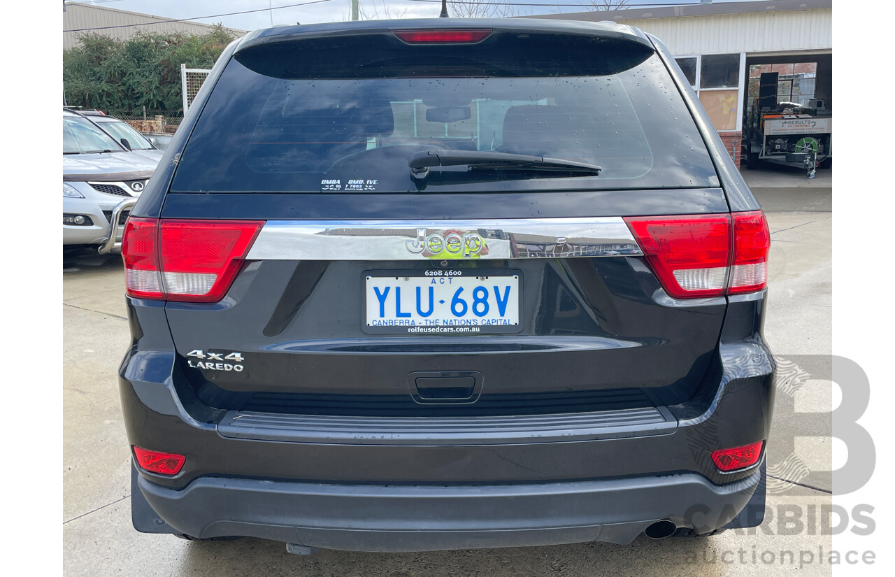 6/2012 Jeep Grand Cherokee Laredo (4x4) WK 4d Wagon Black 3.6L