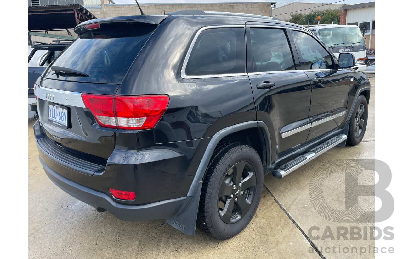6/2012 Jeep Grand Cherokee Laredo (4x4) WK 4d Wagon Black 3.6L