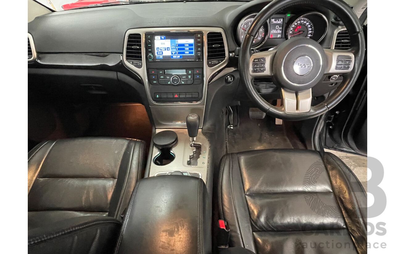 6/2012 Jeep Grand Cherokee Laredo (4x4) WK 4d Wagon Black 3.6L