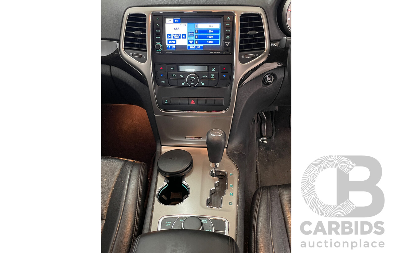 6/2012 Jeep Grand Cherokee Laredo (4x4) WK 4d Wagon Black 3.6L