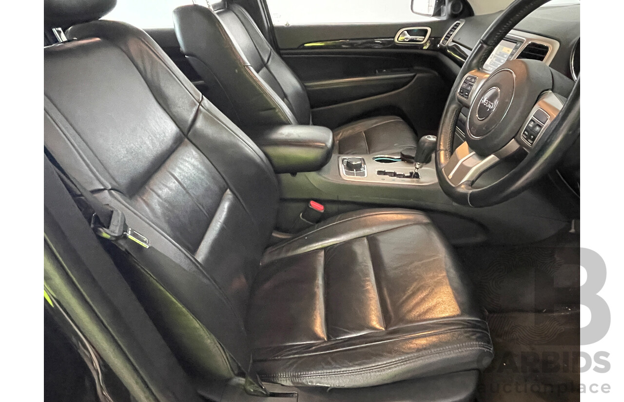 6/2012 Jeep Grand Cherokee Laredo (4x4) WK 4d Wagon Black 3.6L