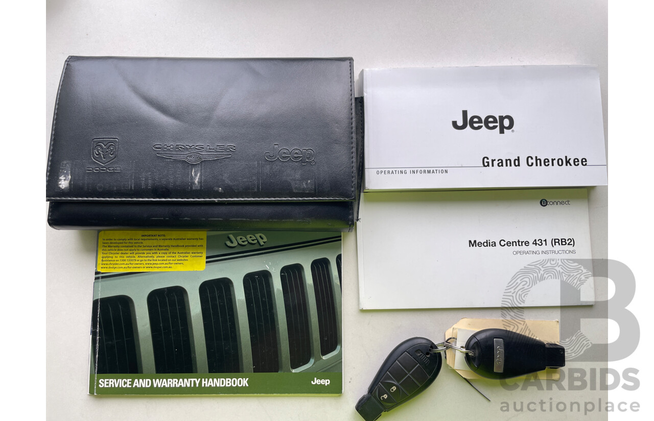 6/2012 Jeep Grand Cherokee Laredo (4x4) WK 4d Wagon Black 3.6L