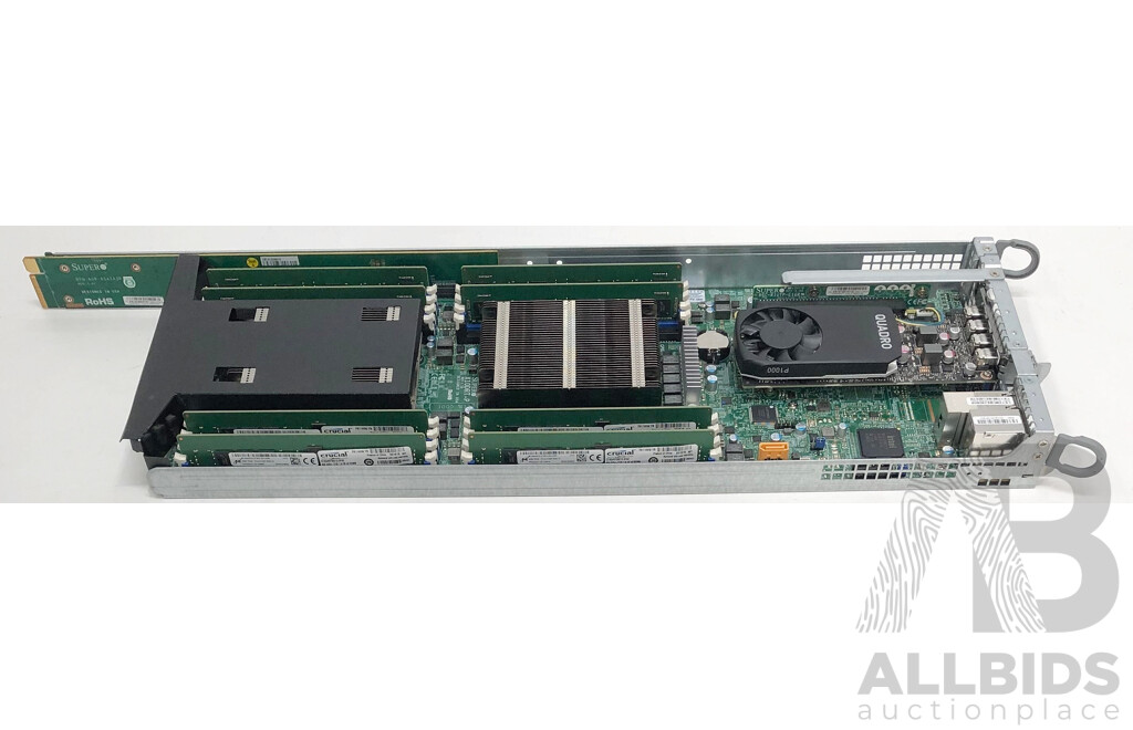SuperMicro 217-20 2RU Multi-Node Server w/ 3 x Dual Intel Xeon (E5-2680 v3) 2.50GHz-3.30GHz 12-Core CPU 32GB DDR4 Nodes