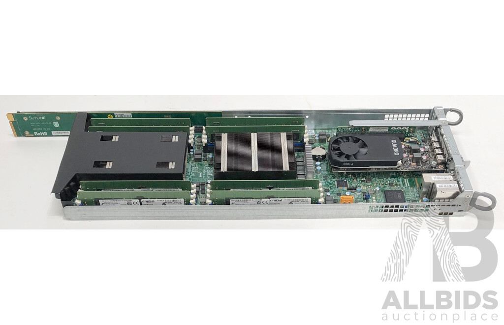 SuperMicro 217-20 2RU Multi-Node Server w/ 3 x Dual Intel Xeon (E5-2680 v3) 2.50GHz-3.30GHz 12-Core CPU 32GB DDR4 Nodes