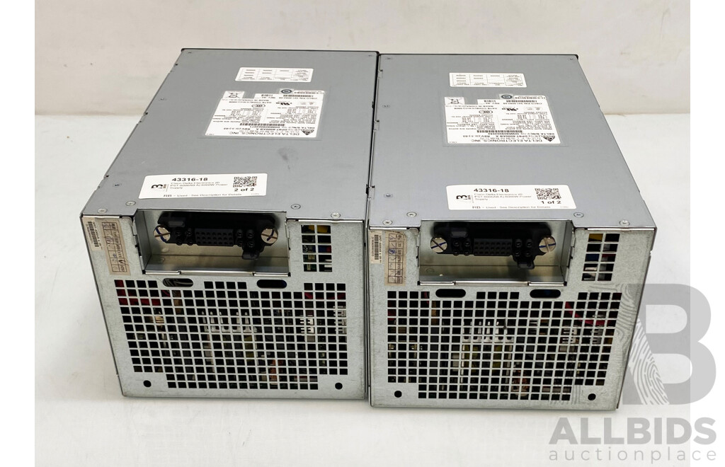 Cisco Delta Electronics (DPST-6000AB A) 6000W Power Supply - Lot of Two