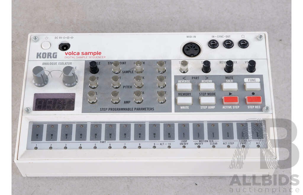 Korg Volca Sampler Digital Sample Sequencer