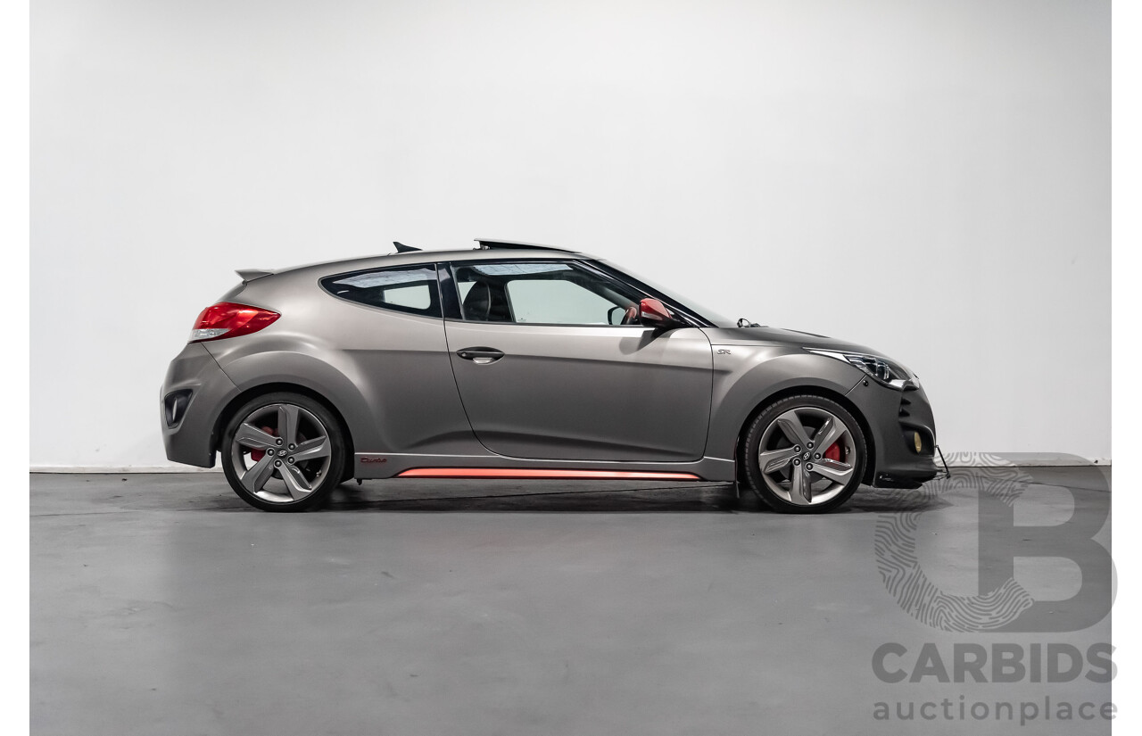 6/2014 Hyundai Veloster SR Turbo FS3 3d Coupe Grey 1.6L Turbo
