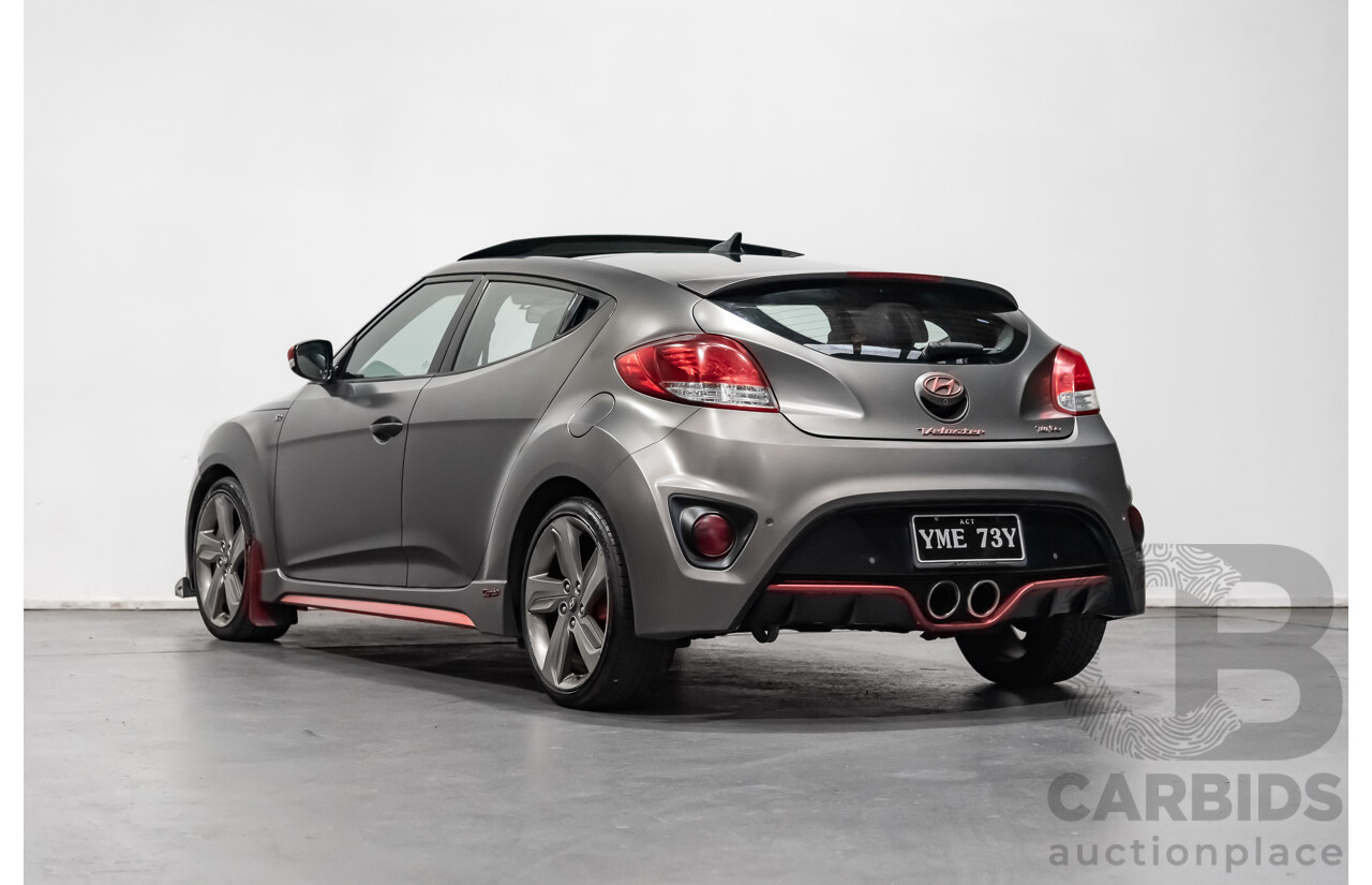 6/2014 Hyundai Veloster SR Turbo FS3 3d Coupe Grey 1.6L Turbo