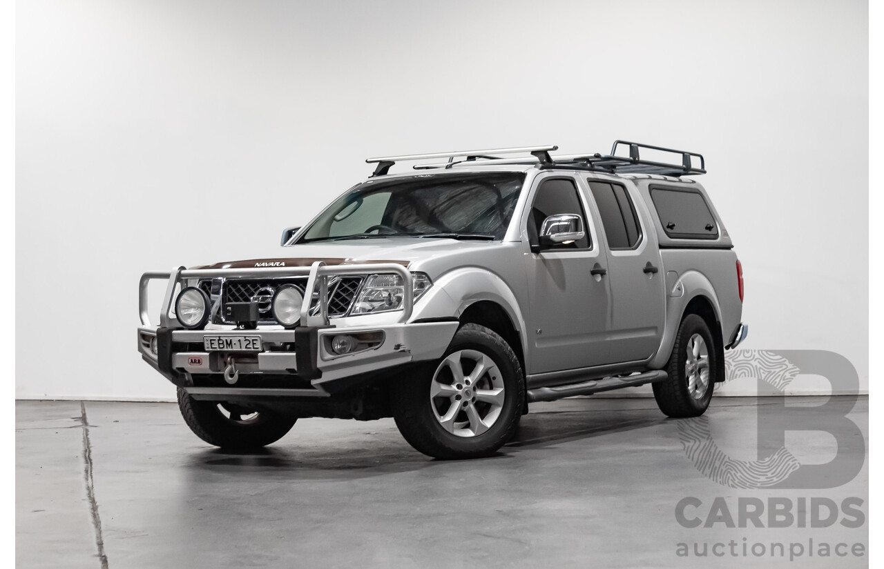 1/2014 Nissan Navara ST-X 550 (4x4) D40 MY12 Dual Cab Utility Silver 3.0L V6 Turbo Diesel