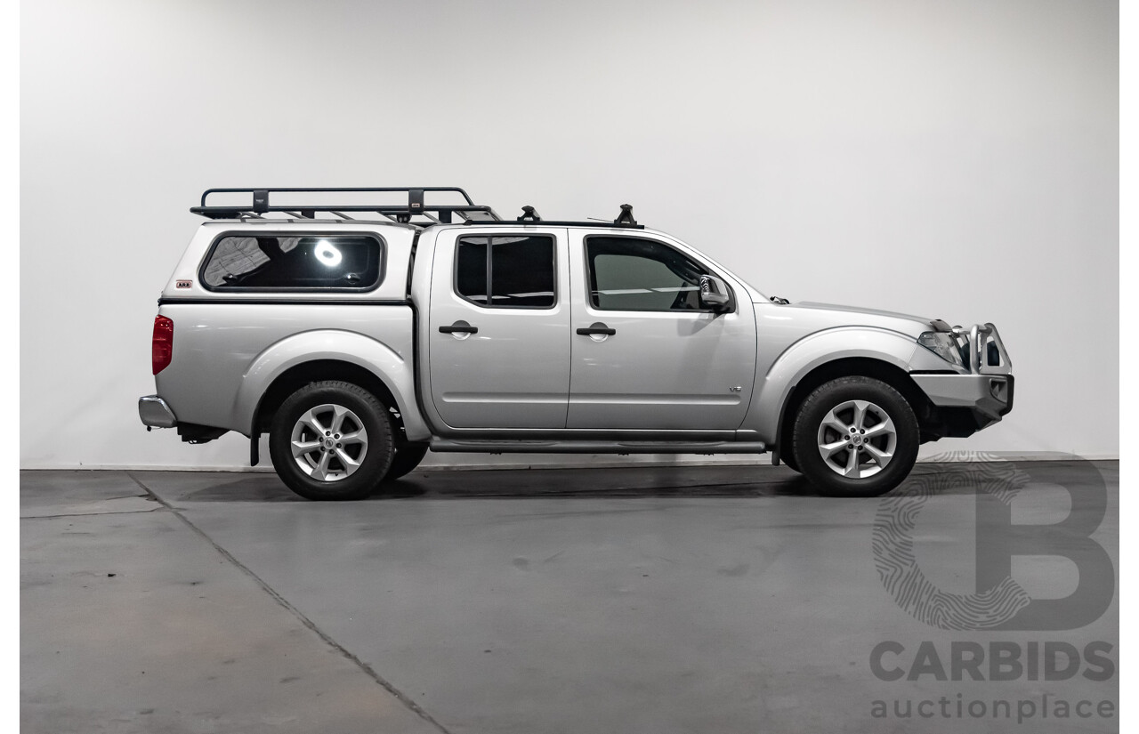 1/2014 Nissan Navara ST-X 550 (4x4) D40 MY12 Dual Cab Utility Silver 3.0L V6 Turbo Diesel