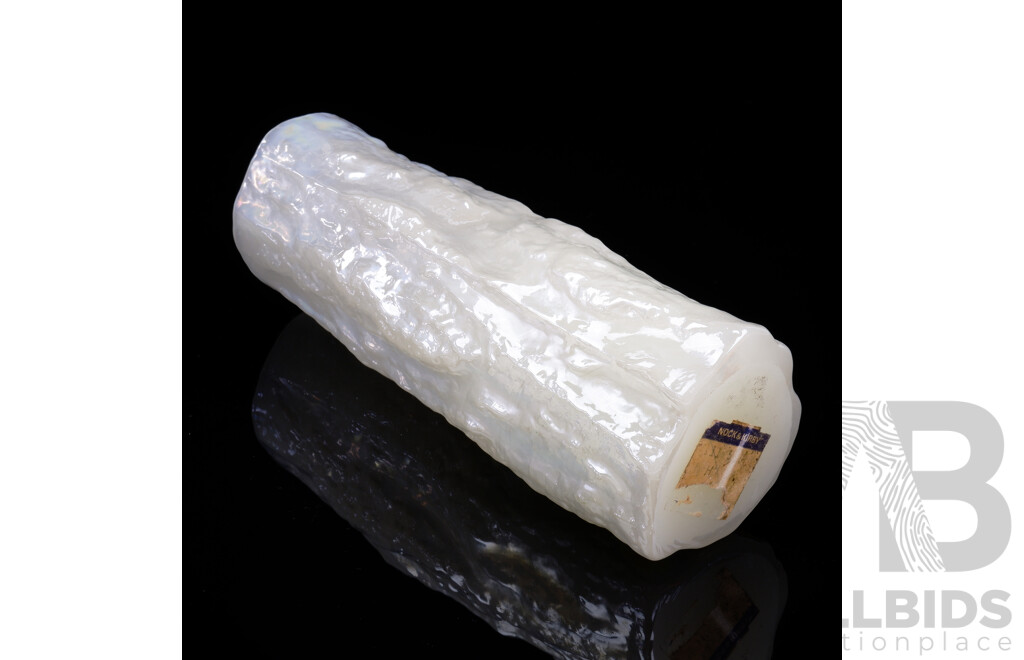 Geoffrey Baxter Style Lustre Glazed Bark Vase, Retailed by Nock & Kirby