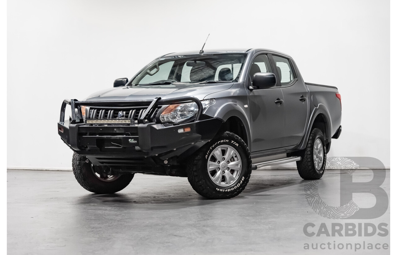 6/2018 Mitsubishi Triton GLX (4x4) MQ Dual C/Chas Grey 2.4L Turbo Diesel