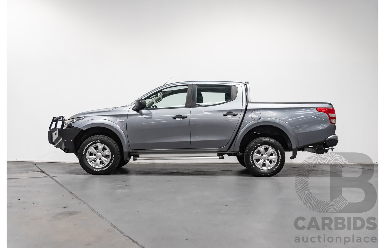 6/2018 Mitsubishi Triton GLX (4x4) MQ Dual C/Chas Grey 2.4L Turbo Diesel