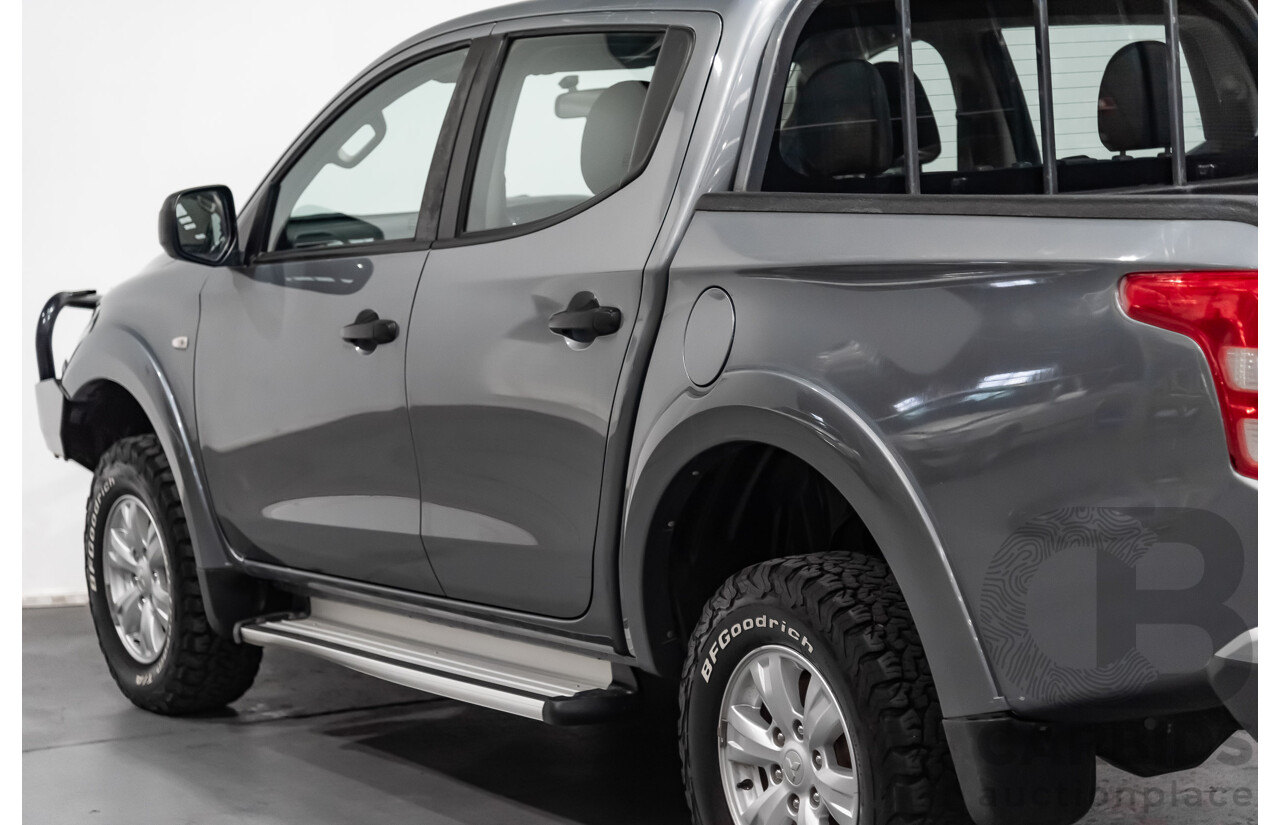 6/2018 Mitsubishi Triton GLX (4x4) MQ Dual C/Chas Grey 2.4L Turbo Diesel