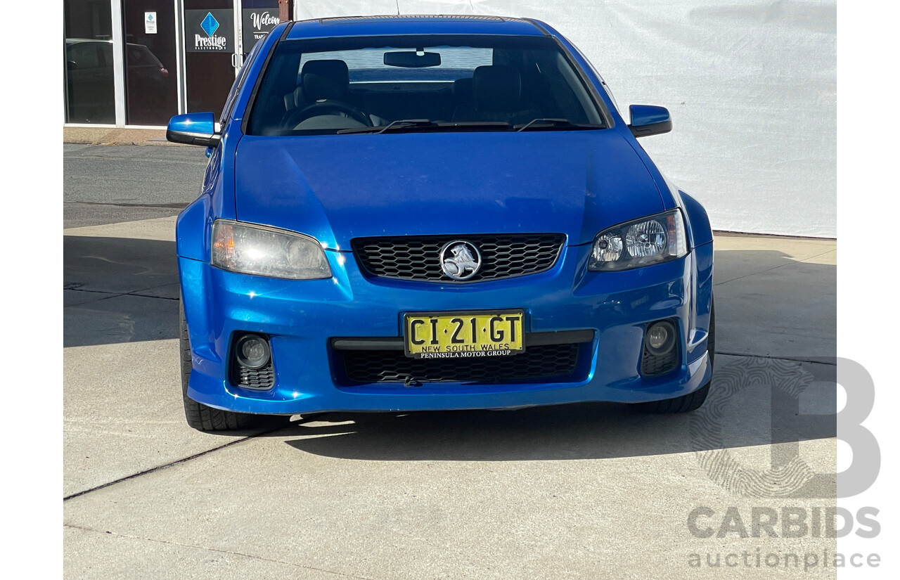 7/2011 Holden Commodore SV6 VE II 4d Sedan Blue 3.6L