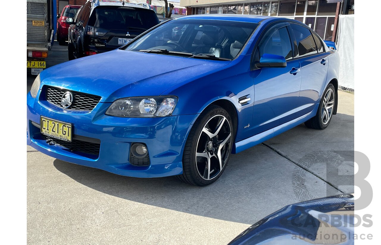 7/2011 Holden Commodore SV6 VE II 4d Sedan Blue 3.6L