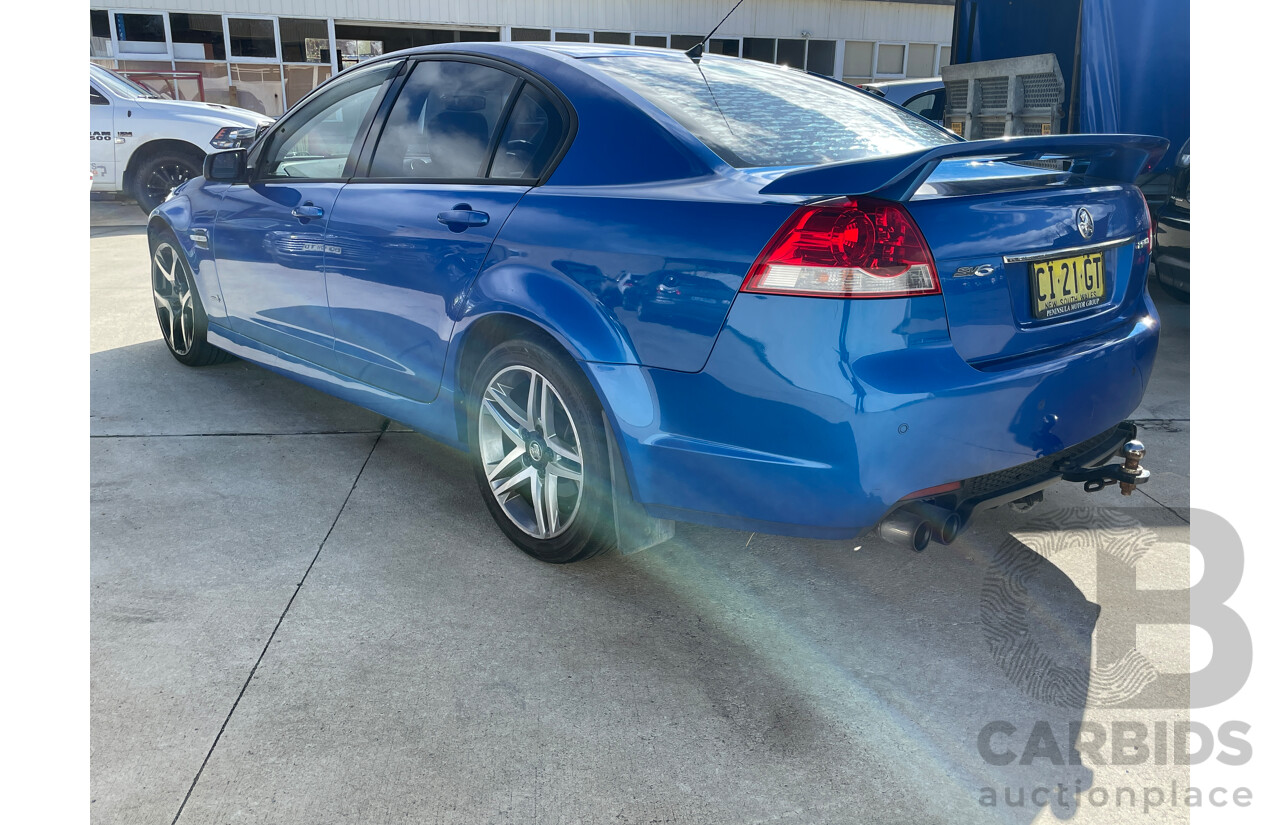 7/2011 Holden Commodore SV6 VE II 4d Sedan Blue 3.6L