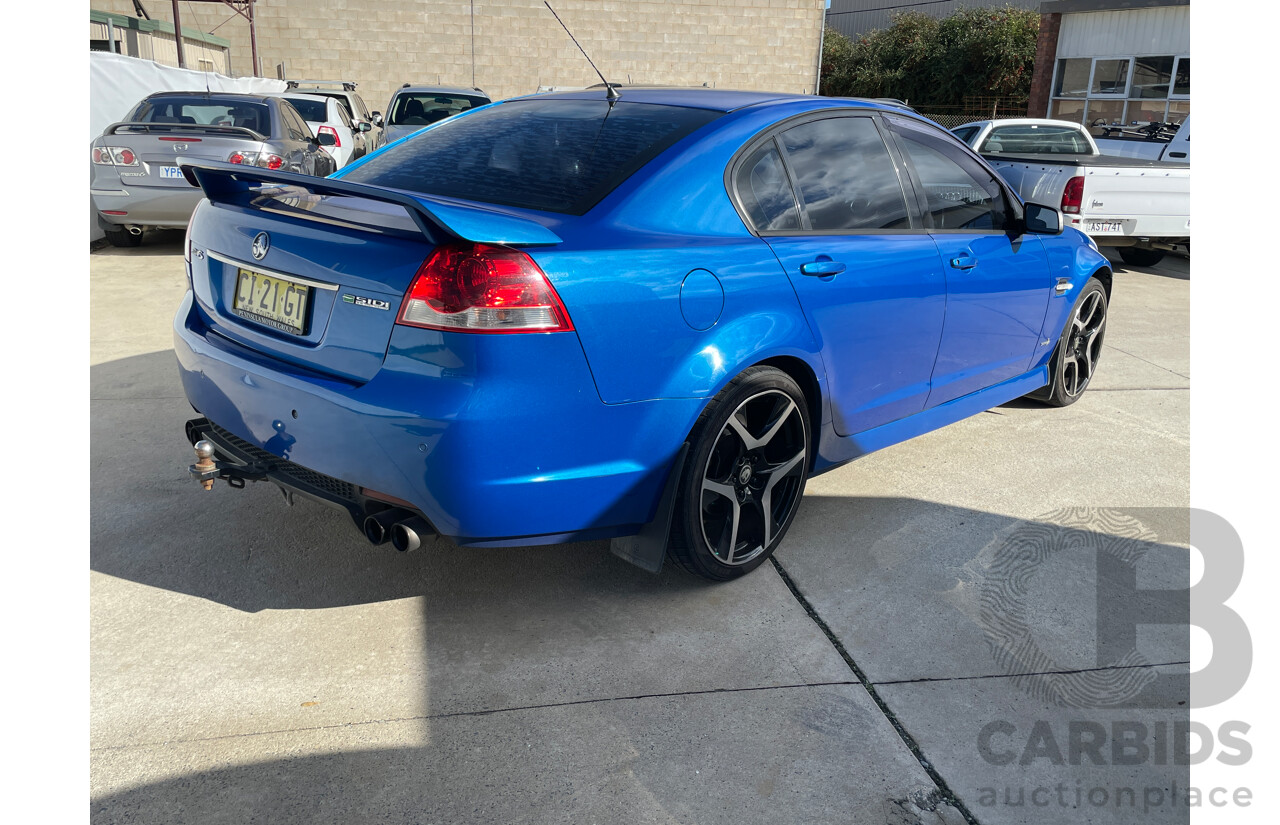 7/2011 Holden Commodore SV6 VE II 4d Sedan Blue 3.6L