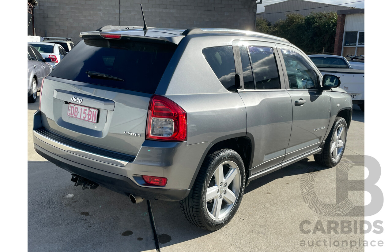 2/2013 Jeep Compass Limited (4x4) MK MY12 4d Wagon Grey 2.4L