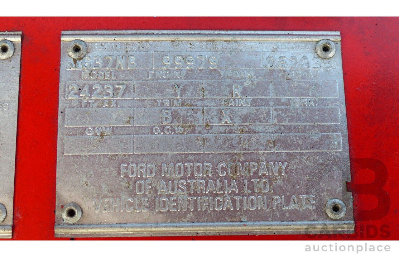 5/1973 Ford Fairlane 500 ZF 4d Sedan Red V8 302ci 5.0L - Matching Numbers