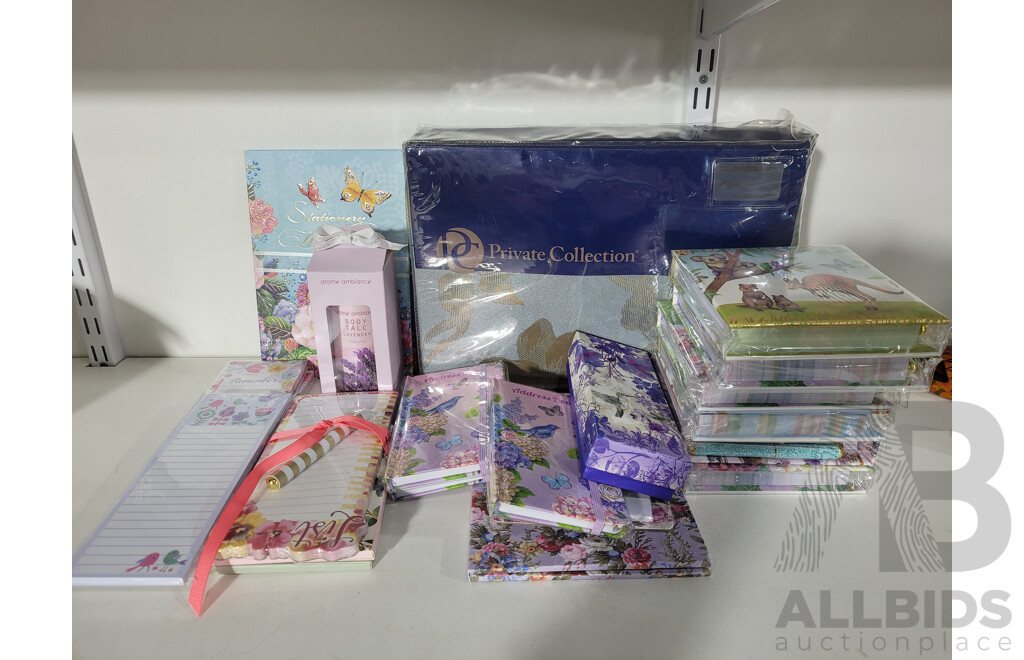 Large Collection Mostly New Stationary and Quiltcover