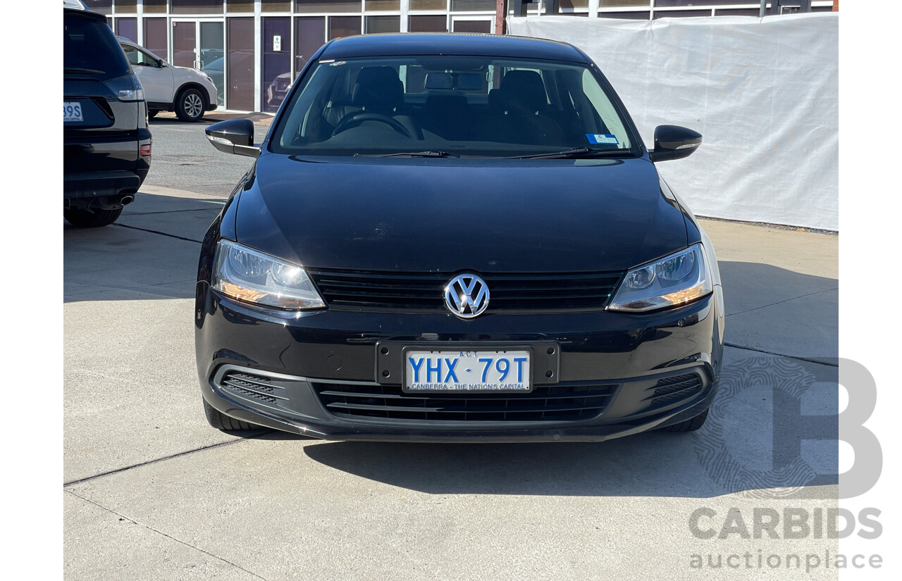 11/2011 Volkswagen Jetta 118 TSI 1KM MY12 4d Sedan Black 1.4L