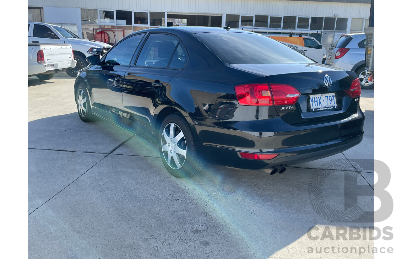 11/2011 Volkswagen Jetta 118 TSI 1KM MY12 4d Sedan Black 1.4L