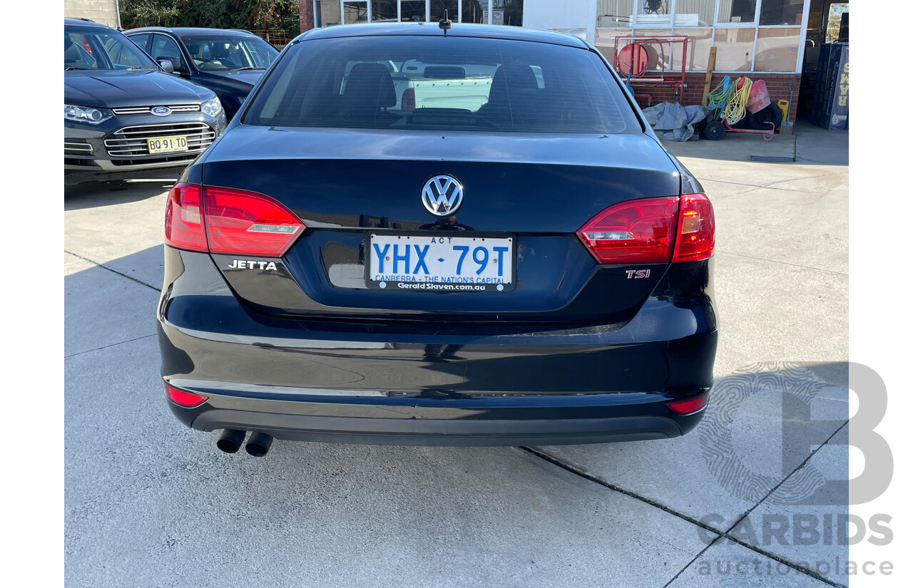 11/2011 Volkswagen Jetta 118 TSI 1KM MY12 4d Sedan Black 1.4L