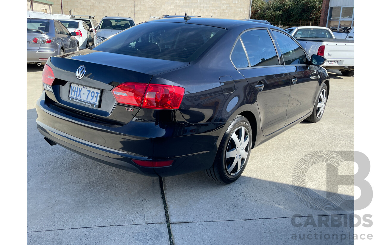 11/2011 Volkswagen Jetta 118 TSI 1KM MY12 4d Sedan Black 1.4L