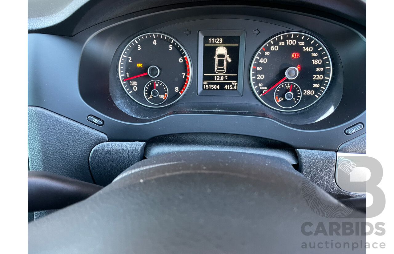 11/2011 Volkswagen Jetta 118 TSI 1KM MY12 4d Sedan Black 1.4L